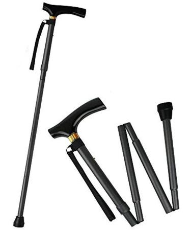 BTuregsau Folding Cane Adjustable with Ligh Walking Stick Perfect Daily Living Aid for Limited Mobility - Buy Online on GoSupps.com