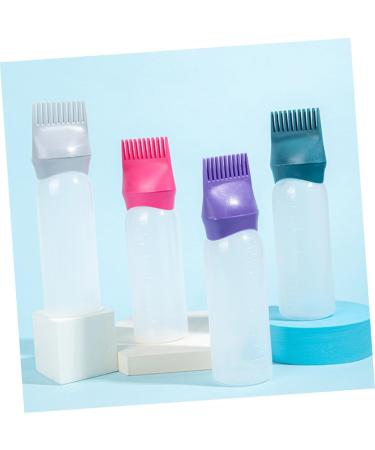 GANAZONO Applicateur d'Huile Capillaire pour Coloration 6 Flacons avec Peigne Applicateur Plastique R utilisable chelle Gradu e pour Teinture Cheveux Racines Usage Domestique et Professionnel - Buy Online on GoSupps.com
