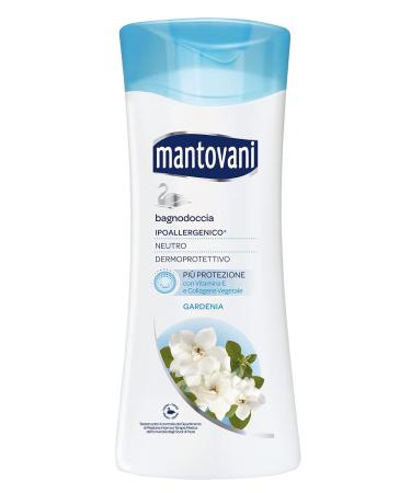 Mantovani Set of 12 Mantovani bath products 400 ml. Gardenia soaps and cosmetics