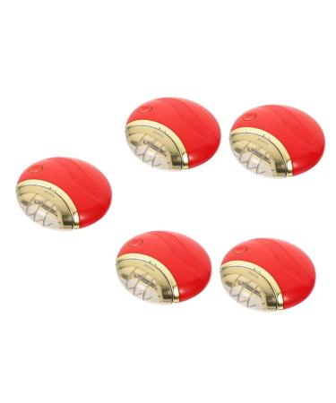 minkissy 5 Sets Electric Manicure Electric Nail Electric Tool Tweezer Kit Fingernail Scissors Nail Kits Nails Pedicure Tools Cuticle Nail Baby Aldult Abs Clippers Red