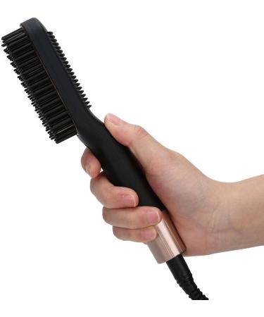 Professional Hair Styling Tool Tourmaline Ceramic Plates Curling and Straightening Brush Charging Port Large Multifunctional
