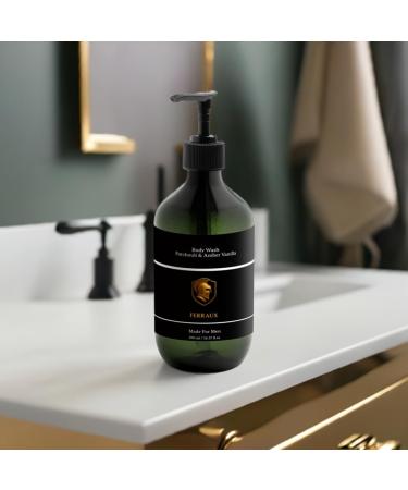 Ferraux Body Wash for Men - Patchouli and Amber Vanilla - Buy Online on GoSupps.com