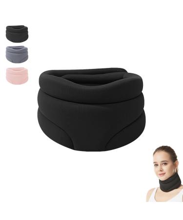 Cervicorrect Neck Brace Cervicorrect Neck Brace by Healthy Lab Co Soft Foam Neck Brace Neck Braces for Neck Pain and Support Neck Brace for Sleeping Neck Brace for Women and Men Black Black