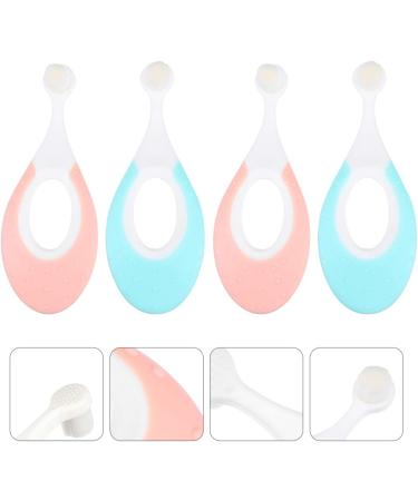 Plafope 4-Piece Children's Toothbrush Set - Toddler Oral Care Tools for Effective Brush Training - Buy Online on GoSupps.com