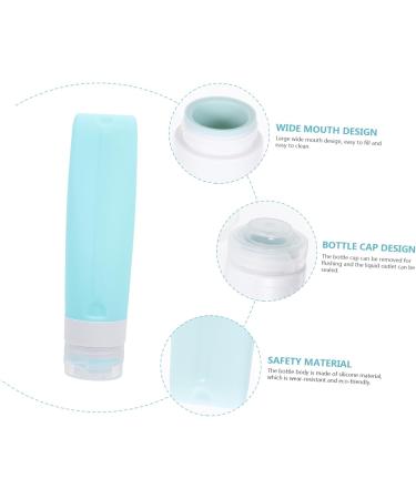 minkissy 1 Set Travel Bottle Travel Container Outdoor Accessory Silicone Containers Travel Lotion Container Professional Travel Jar Spray Lotion Makeup Jar Silica Gel Storage Shampoo Bottle 15x3.5x3.5cm Assorted Color - Buy Online on GoSupps.com