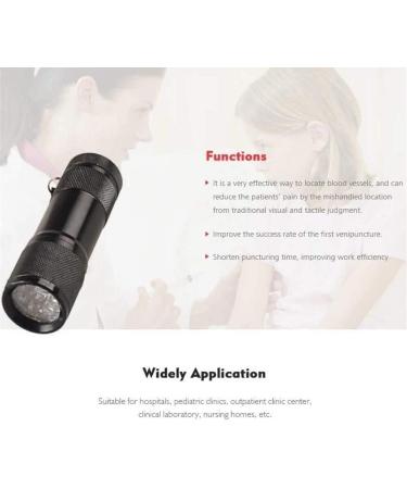 SSDDDLZEQ Infrared Blood Vessel Flashlight - Professional Vein Finder for Clinics & Nurses | Ideal for Children - Buy Online on GoSupps.com