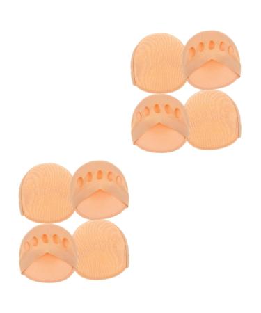 FRCOLOR 4 Pairs of High Heels Forefoot Pads Metatarsa Foot Pads Forefoot Pads Not Women's Socks Heel Spurs Insoles Shoe Insoles Girls' Socks Summer Toe Socks Sweat Absorbing Soles