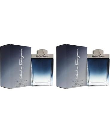 Salvatore Ferragamo Subtil Eau de Toilette Spray for Men 3.4 Ounce (Pack of 2) Subtil Salvatore Ferragamo 3.4 Fl Oz (Pack of 2)