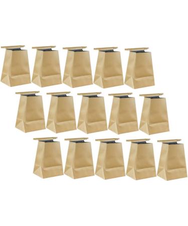 Healvian Kraft Paper Bags 75 Pcs Vomit Bag Travel Light Brown Kraft Paper Mini Trash Bags - Buy Online on GoSupps.com