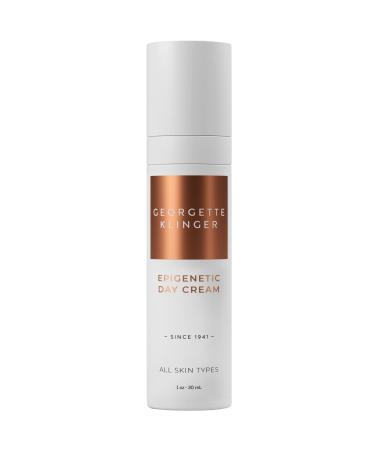 Georgette Klinger Epigenetic Day Cream - Revitalizing Firming Natural Face Moisturizer For Daily Use Promotes Anti-Aging and Wrinkle-Free Skin With Monk Fruit Hyaluronic Acid & Vitamin E - 1 oz