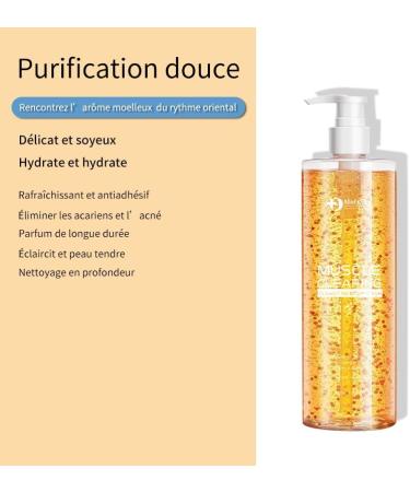  MOLYSKY Fruit Acid Lightening Shower Gel Anti Acne Anti Dust Mite Shower Gel Full Body - Buy Online on GoSupps.com