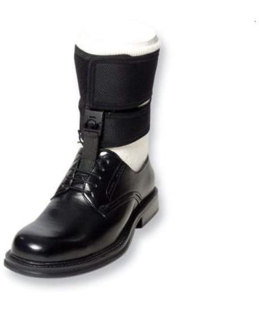 Ossur Foot-Up Drop Foot Brace | Lightweight AFO for Comfortable Support | Adjustable & Breathable | Black Medium - Buy Online on GoSupps.com