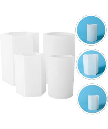 FRCOLOR 4pcs Silicone Candle Molds - Hexagon DIY Epoxy Molds for Wax & Jewelry Casting - Perfect for Aroma Candles & Crafts - Buy Online on GoSupps.com
