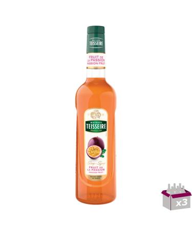TEISSEIRE Set of 3 Passion Fruit Syrup 1L
