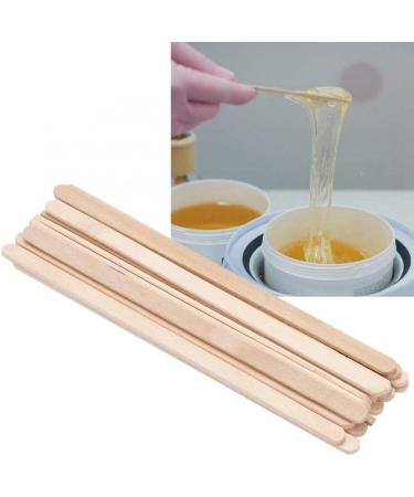 50 Pack Wooden Spatula for Hair Removal - Birch Waxing Sticks & Disposable Cosmetics Applicators - Buy Online on GoSupps.com