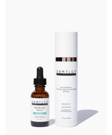DRMTLGY Glow Duo: Needle-less Serum & Tinted Moisturizer with SPF 46
