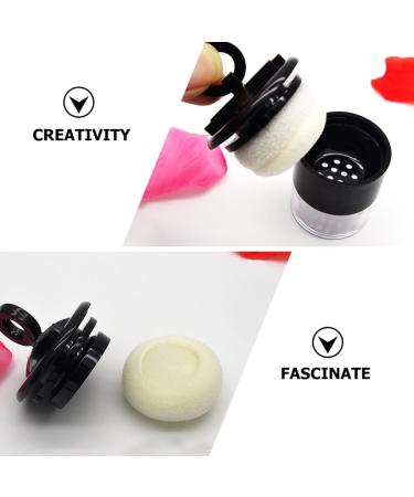 CALLARON 2pcs Box Powder Box Makeup Powder Puff Makeup Powder Holder Cosmetics Powder Cases Foundation Box - Buy Online on GoSupps.com