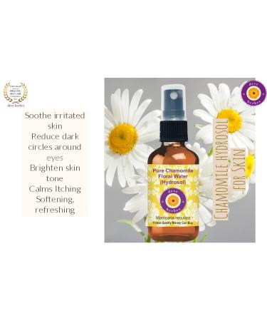 Deve Herbes Pure Chamomile Floral Water (Hydrosol) (Matricaria recutica) for Skin and Hair - 50ml (1.69 oz) - Buy Online on GoSupps.com