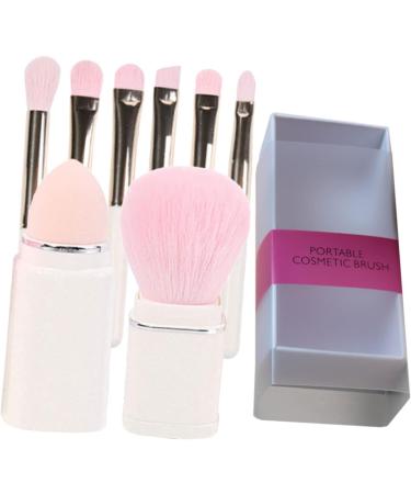 POPETPOP 4 Sets Makeup Brush Set Makeup Foundation Brush Mini Tools Cosmetic Eye Brush Facial Kit Women Eye Shadow Brush Sponges Women Makeup Supplies White Makeup Set Travel Plastic Face - Buy Online on GoSupps.com