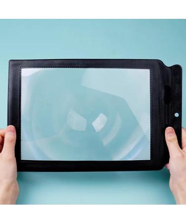 3X A4 Paper Size Ultra Thin Full Page Magnifier - Portable HD Elderly Low Vision Reading Aid - Buy Online on GoSupps.com
