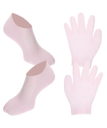 Baluue 1 Set Moisturizing Gloves and Socks Comfortable Moisturizing Socks Dry Hand Moisturizing Gloves for Women