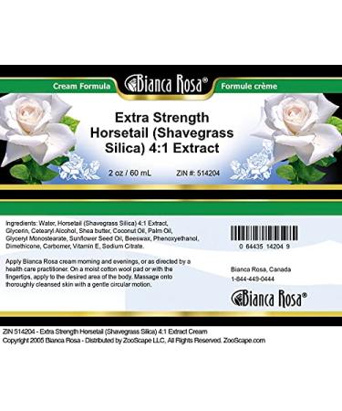 Extra Strength Horsetail (Shavegrass Silica) 4:1 Extract Cream (2 oz ZIN: 514204) - 3 Pack - Buy Online on GoSupps.com