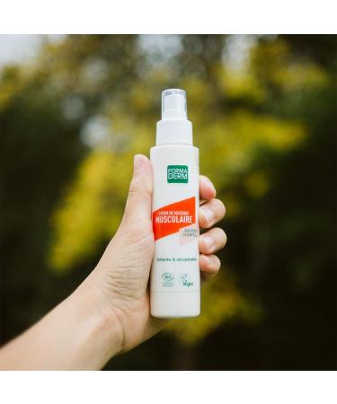 Formaderm - Cr me de Massage Musculaire - Arnica et Gaulth rie - Bio et Vegan - D tendre et soulager - Utilis e par les Kin sith rapeutes - Fabrication Fran aise - Flacon Pompe de 100 ml 100ml - Buy Online on GoSupps.com