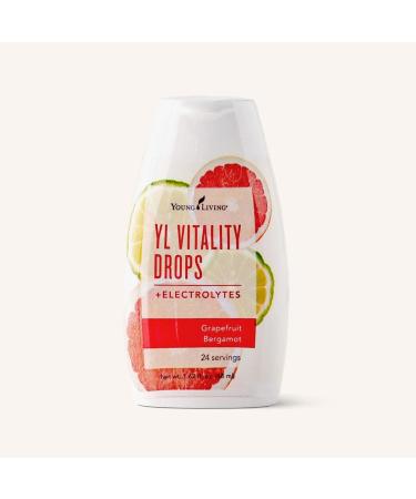 YL Vitality Drops Grapefruit Bergamot 3pk | Young Living Essential Oils | Hydration Boost & Delicious Electrolyte Support - No Sugar or Artificial Colors - Buy Online on GoSupps.com