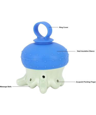 Moxibustion Box - Silicone-Ceramic Head Eye & Face Massage Pot for Neck Back & Stomach Relief - Buy Online on GoSupps.com