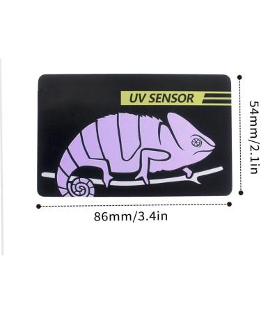 Dongker UV Test Card - 2/4 Pack Reptile UVB Sensor Portable & 500x Reusable for Accurate Reptile Testing - Buy Online on GoSupps.com