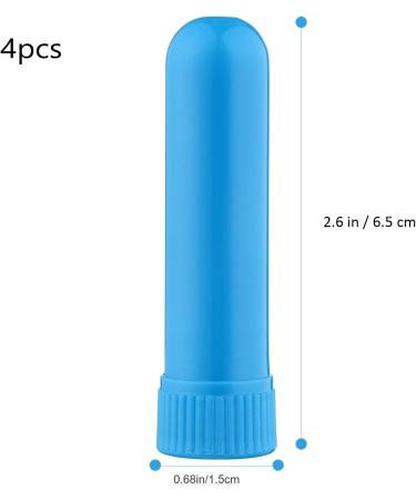 Buy 4-Pack Essential Oil Aromatherapy Inhalers - Refillable Nose Tubes for Snoring Relief & Olfactory Benefits | International Shipping Available - Buy Online on GoSupps.com