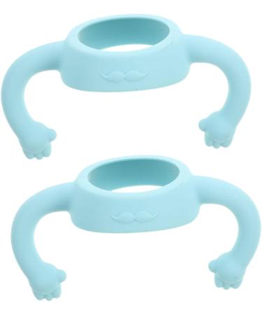 Toyvian 6 Pcs Bottle Handle Silicone Bottle Grip Bottle Accessories Bottle Grip Handle Bottle Grip Newborn Silica Gel Milk Bottle Feeding Bottle 14.00X5.00X5.00CMx3pcs Sky-bluex3pcs - Buy Online on GoSupps.com