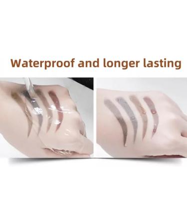 Whimsyard Eyebrow Pencil Lightsbetter Waterproof Brow Pen with Hair like Strokes Natural Brow Eyebrow Pen Lights Better Waterproof Eyebrow Pen Arch Define 3D Microblading 4 Tip Eyebrow Pen (5Mix) - Buy Online on GoSupps.com
