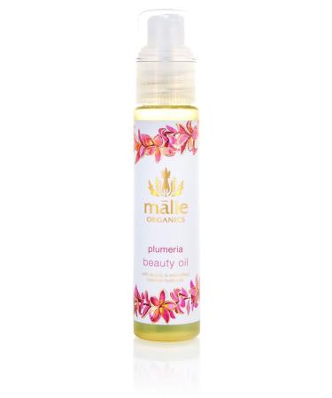 Malie Organics' All Natural Organic Therapeutic Botanical Beauty Oil Moisturization & Nourishment for Any Skin Type Plumeria
