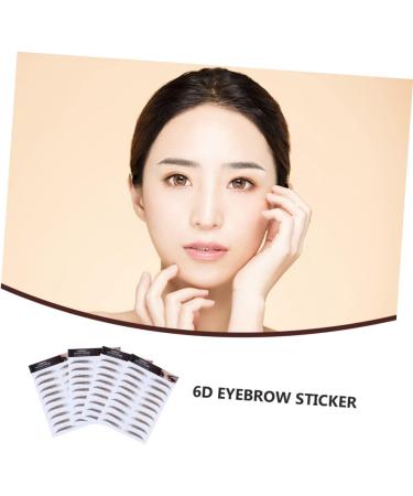 Gogogmee 4pcs Eyebrow Stickers Makeup Stickers False Eyebrows 6d Hair-like Eyebrows Stickers Transfer Paper - Buy Online on GoSupps.com