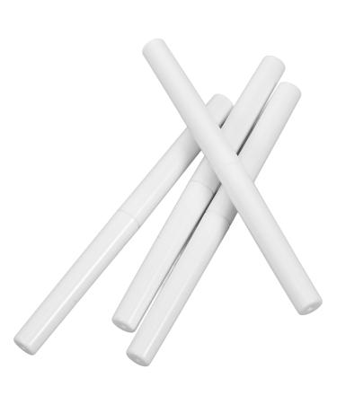 HAPINARY 4pcs Double-ended Silicone Liner Silicone Brush Eye Shadows Multi-use Lip Portable Lip Lipstick Applicator Lip Brush Silicone Eyeshadow Lip Scrubber