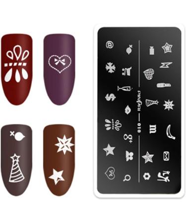 Nail Stamping Plate - Stainless Steel Image Template for DIY Nail Art & Manicure Decoration | International Shipping Available - Buy Online on GoSupps.com