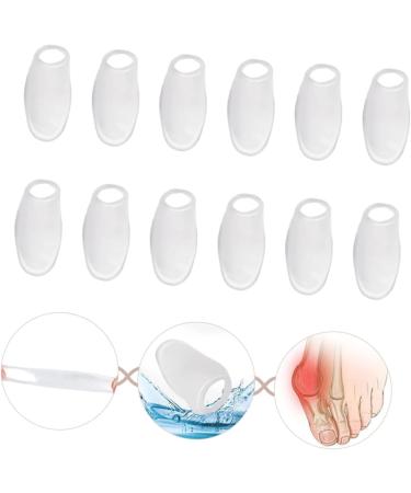 Healvian Silicone Gel Toe Separators for Runners - 6 Pairs Foot Separator Sleeves for Corns, Hammer Toes, and Bunions - Buy Online on GoSupps.com