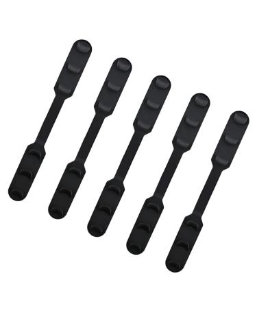 Minkissy 5 pieces Elastic mask strap buckle elastic hook earcurrent face cover Expansion cable ear cable buckle cuttage buckle hooks head tapes