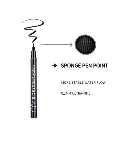 6PCS Black Liquid Eyeliner Pencil Set | Waterproof & Smudgeproof Cat Eye Makeup Pen - Buy Online on GoSupps.com