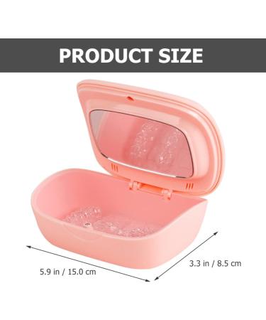 Beavorty Denture Case with Brush & Aligner Remover Tool - Denture Bath Box for False Teeth - Travel-friendly Orthodontic Retainer Holder - Buy Online on GoSupps.com