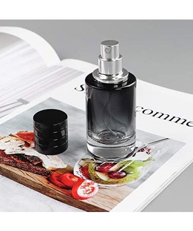 Z nitude Glassworks 100ml Glass Perfume Bottle Gradient Empty Cylindrical Bottle with Fine Mist Atomiser (Black) - Buy Online on GoSupps.com