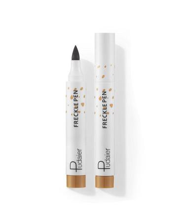 Alacritua freckles make-up pen natural natural freckle pencil freckles pen durable waterproof light freckle make-up tool (light brown & dark brown) 01 # light brown