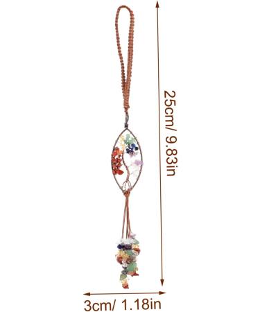 ABOOFAN Home Decor Retro Decor Gemstone Wall Pendant Funny Pendant Wall Art Charm G13 Crystal Gravel Arc - Buy Online on GoSupps.com