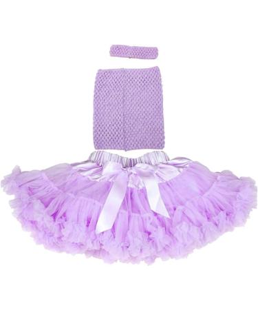 4pcs Crochet Tube Top & Tutu Set for Baby Girls - Lavender Pettiskirt 1.5x6 & 4x15cm - Buy Online on GoSupps.com