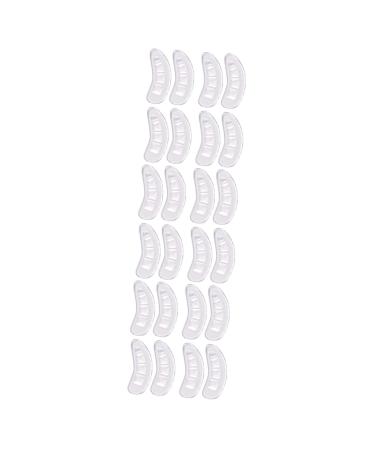 FOMIYES 12 Pairs Non-Slip Stickers Anti-Abrasion Heel Stickers Light Self- Adhesive Anti- Slip Stick Pads Black Boot Heels Id Badge Holder Exercise Floor Mat Insole Patch Flannel Invisible