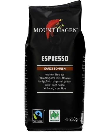  Mount Hagen Mount Hagen Bio Espresso Blood Seed 250 g Pack of 6 - Buy Online on GoSupps.com