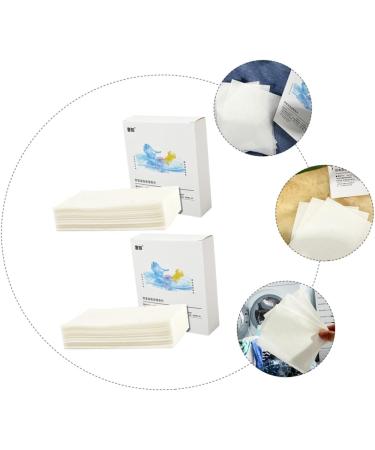 SEWOART 2 Boxes Absorbing Film Color Absorption Paper Laundry Dyeing Cloth Washing Supplies Colour Grabber Washing Paper for Clothes White Washed Non-woven Fabric Catcher - Buy Online on GoSupps.com