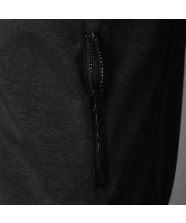 Shop Hanxiulin Men's Long Jogging Suit - Polyester Sweatshirt & Jogger Pants | Lightweight Training & Leisure Wear in Dark Gray - Buy Online on GoSupps.com