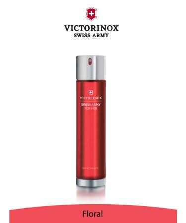 Swiss Army For Her Eau de Toilette Spray 3.4-Ounce Floral Fresh 3.4 Fl Oz (Pack of 1) - Buy Online on GoSupps.com